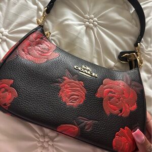 Coach Teri Shoulder Bag w/ Floral Print
